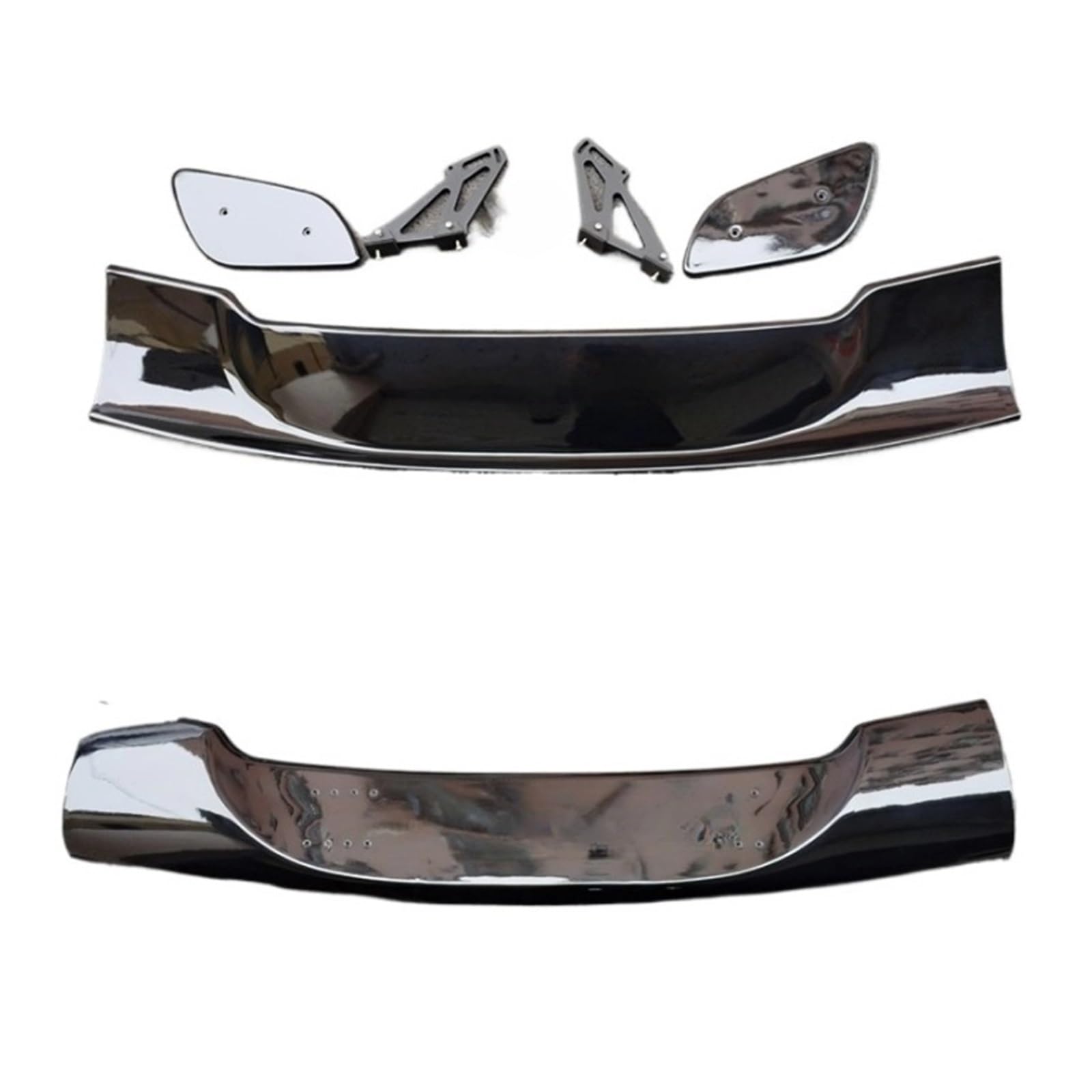 WHZYL Spoiler for Autos, 3D-Kohlefaser, Heckspoiler, kompatibel mit Mazda 3/kompatibel mit Mazda 6, Axela Atenza 2014, 2015, 2016, 2017, Limousine, GT-Stil, Heckklappenspoiler(Gloosy Black) von WHZYL