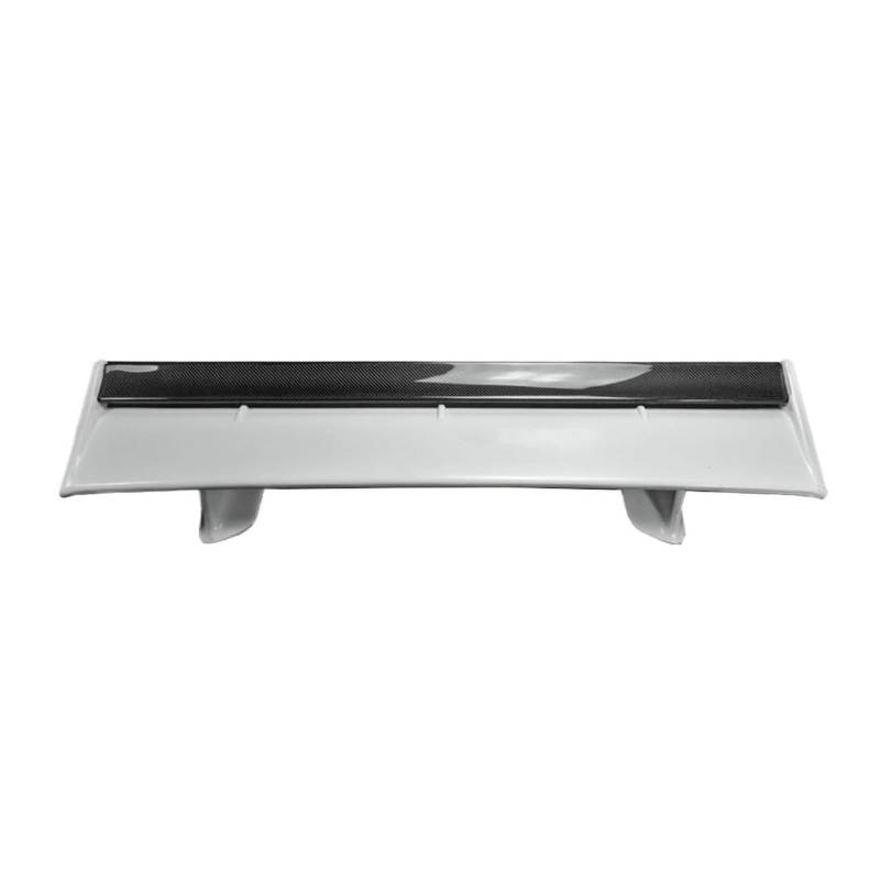 WHZYL Spoiler for Autos, kompatibel mit Nissan Skyline R34 GTR, OEM-Heckspoiler mit Klinge + Kappen + Ständer, teilweise Kohlefaser (Klinge + Kappen), Heckklappenspoilerflügel hinten von WHZYL