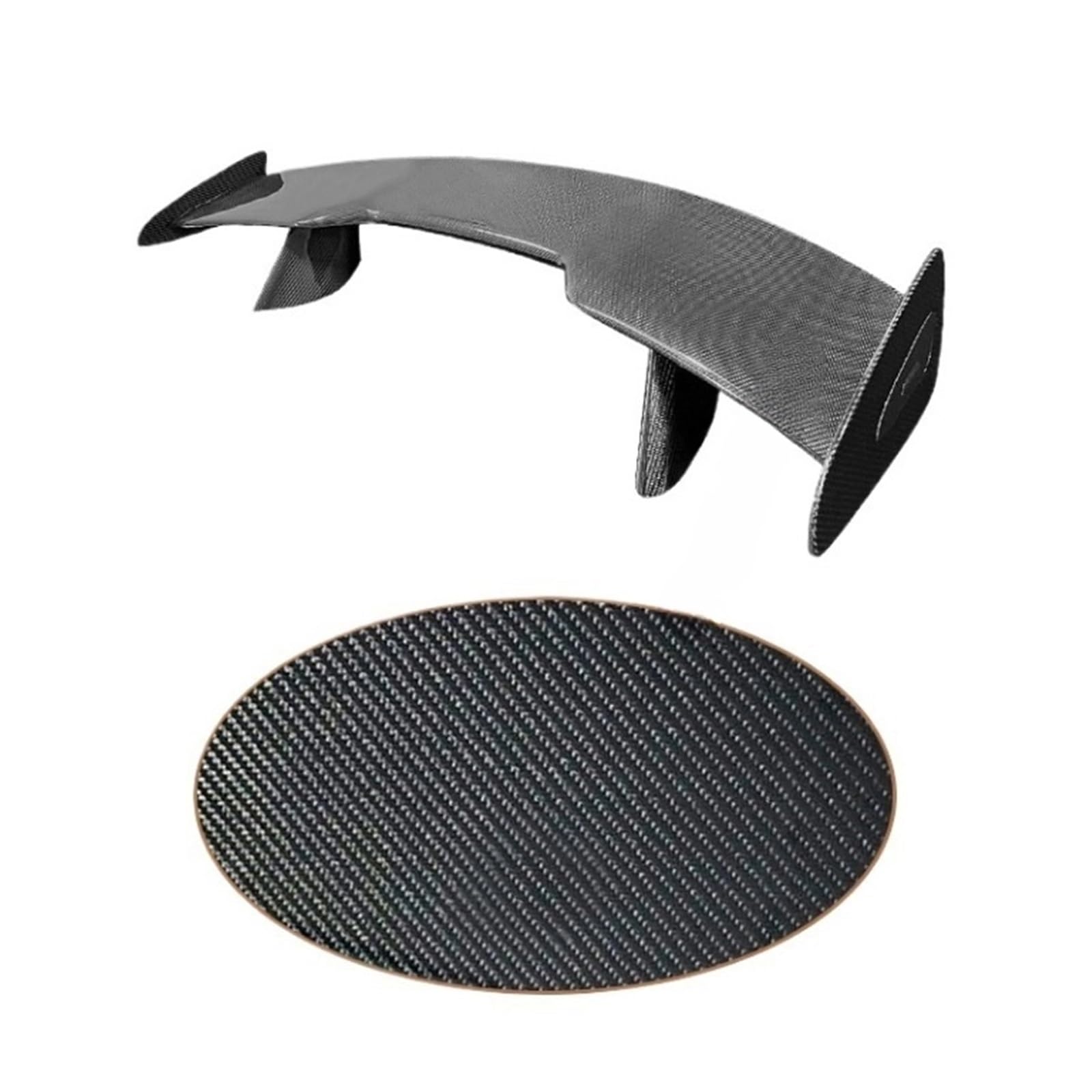 WHZYL Spoiler for Autos Carbon Fiber Trunk Heckflügel Hohe Große Spoilerlippe Kompatibel for Maserati MC20 2020 2021 2022 2023 Heckklappenspoilerflügel Heckspoiler Für(Carbon Fiber 1) von WHZYL