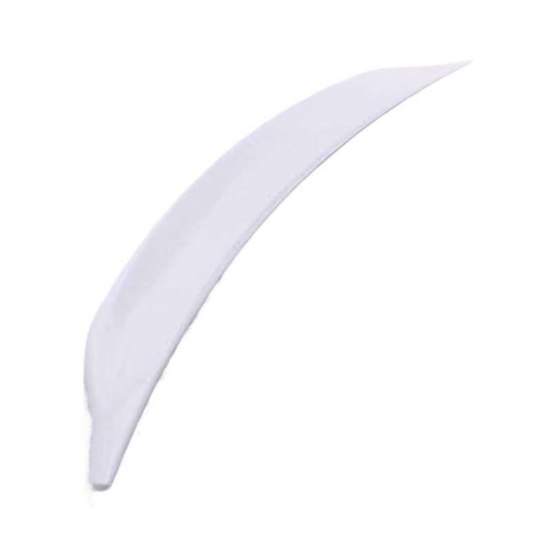 WHZYL Spoiler für Autos, kompatibel mit Mitsubishi Lancer EX EVO Spoiler 2008 2009 2010 2011 2012 2013 2014 2015 2016, ABS-Material, Auto-Heckklappe, Heckflügel, Spoiler, Airfoil (weißer Decklack) von WHZYL