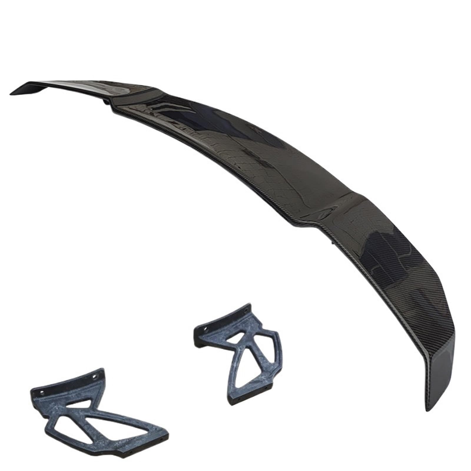 WHZYL Spoiler für Autos kompatibel mit BMW F80 M3 F82 M4 M5 M6 Spoiler Track GT Kohlefaser Kofferraum Lippe Flügel für M2 M1 M5 G20 G30 2014UP Heckklappe Spoiler Flügel hinten(CF Pattern) von WHZYL