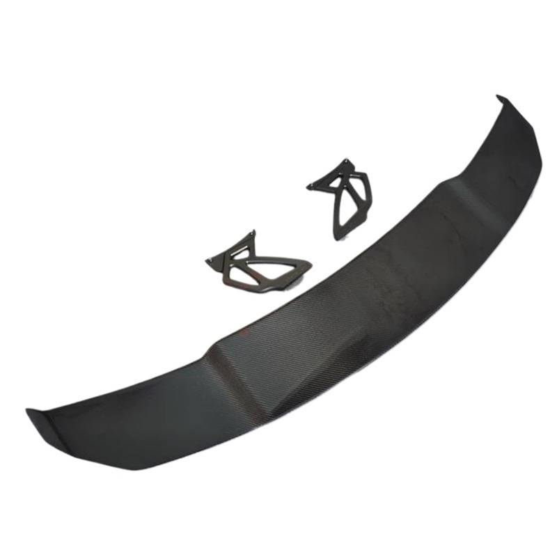 WHZYL Spoiler für Autos kompatibel mit BMW F80 M3 F82 M4 M5 M6 Spoiler Track GT Kohlefaser Kofferraum Lippe Flügel für M2 M1 M5 G20 G30 2014UP Heckklappe Spoiler Flügel hinten(Real Carbon Fiber1) von WHZYL