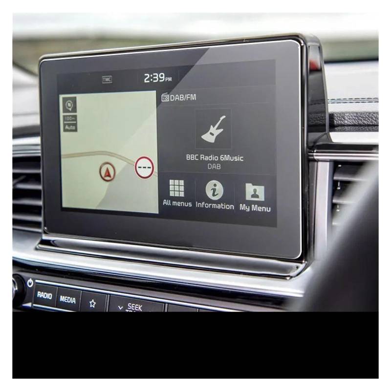 Gehärtes Glas Displayschutz Für Kia Für Ceed CD GT 2019 2020 Gehärtetes Glas Film 8 Zoll Auto Navigation Screen Protector Auto Innen Zubehör Gehärtetes Glas Schutzfolie von WIBNBRO