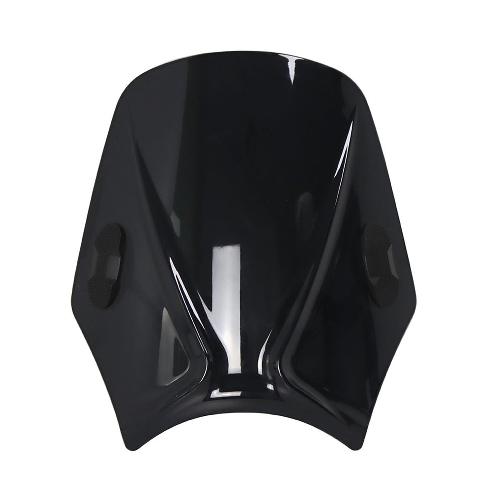 Motorrad Windschild Spoiler Für Kawasaki Für Vulcan Für S 650 Für EN650 Für VN 2015 2016-2021 Motorrad Zubehör Windschutz Windschutz Schild Halterung Windschutzscheibe Motorrad(Black) von WIBNBRO