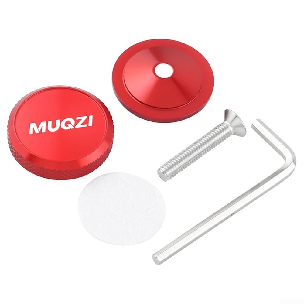 Bicycle Security Solution Fahrradschüssel-Set aus Aluminiumlegierung mit innovativer Abdeckfunktion für (rot) von WIIYENA