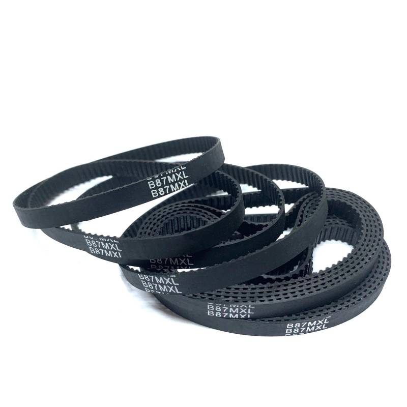 Antriebsriemen MXL Zahnriemen 80 81 82 84 85 86 87 88 89 90 Zähne 6mm Breite Geschlossen-Schleife Synchron Gummi Blets Für Pulley Getrieberiemen Motorrad(B82-166.624mm) von WIJHJET