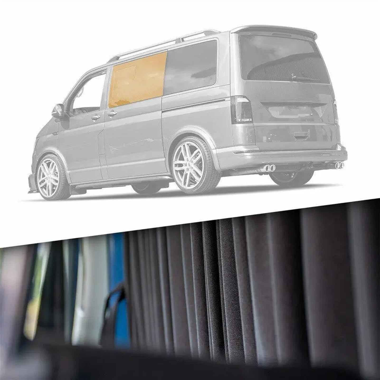 Auto-Sonnenschutz Für Ford Für Transit Custom 2012 2013 2014 2015 2016 2017 2018 Schiebetür Fenster Vorhang Auto Fenster Schatten Windschutzscheibe Passt Auto Vorhang von WIJHJET