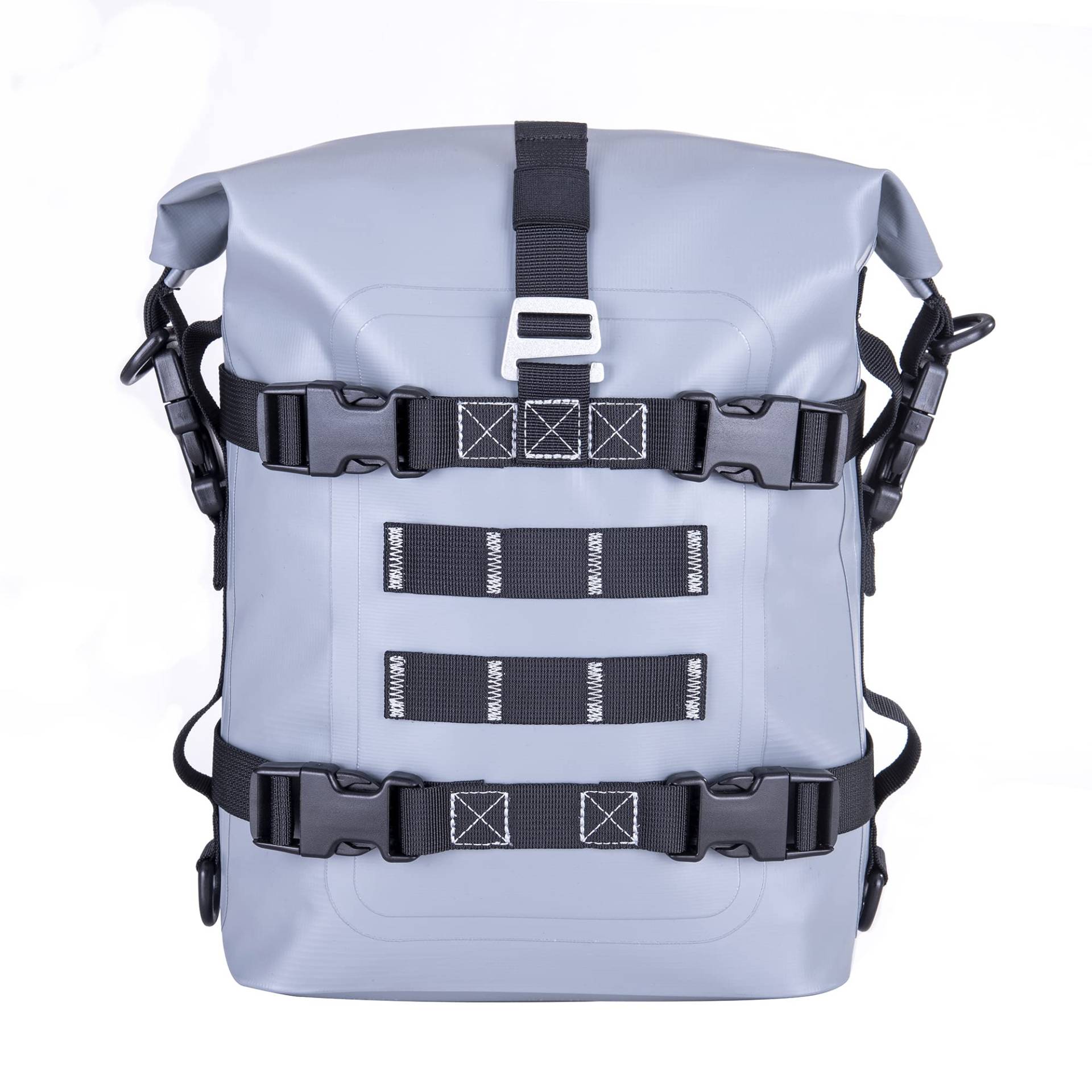WILD Herat Motorrad-Schutzbügel-Tasche – Wasserabweisender Heckträger für Kofferraum, Motorradaufbewahrung für wichtige Ausrüstung und Zubehör (grau) (Grau) von WILD HEART