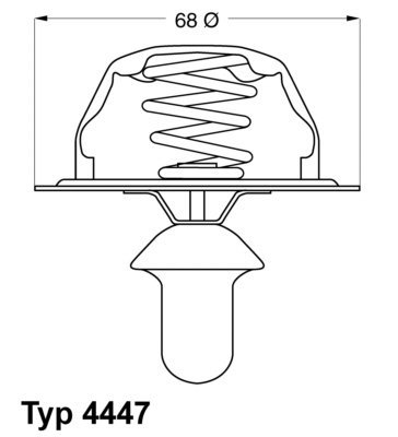 LuK 4447.80D Thermostat, Kühlmittel von WILMINK GROUP