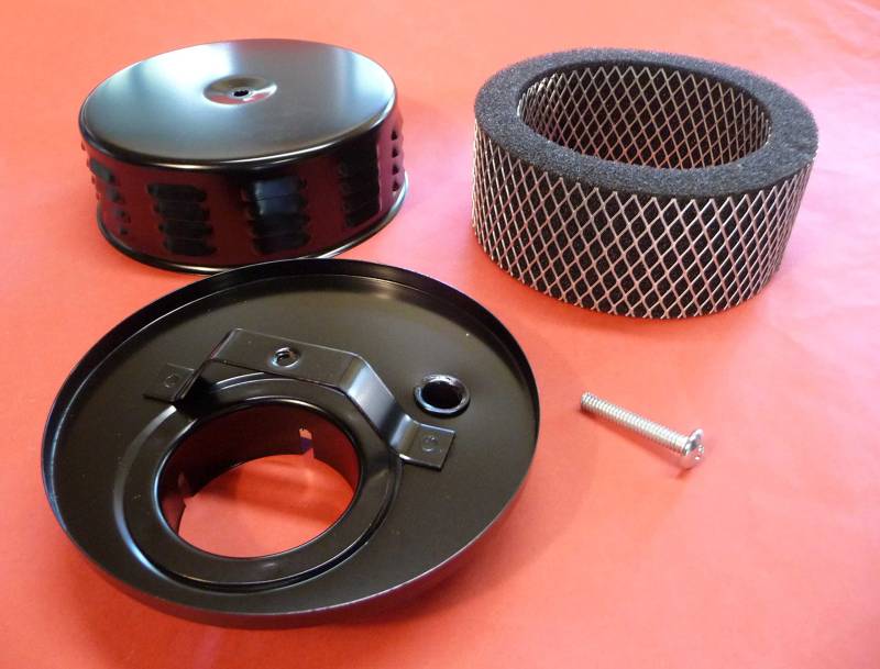 Sportluftfilter Luftfilter ø 13,5cm mit TOP SOUND "SCHWARZ" von Homry
