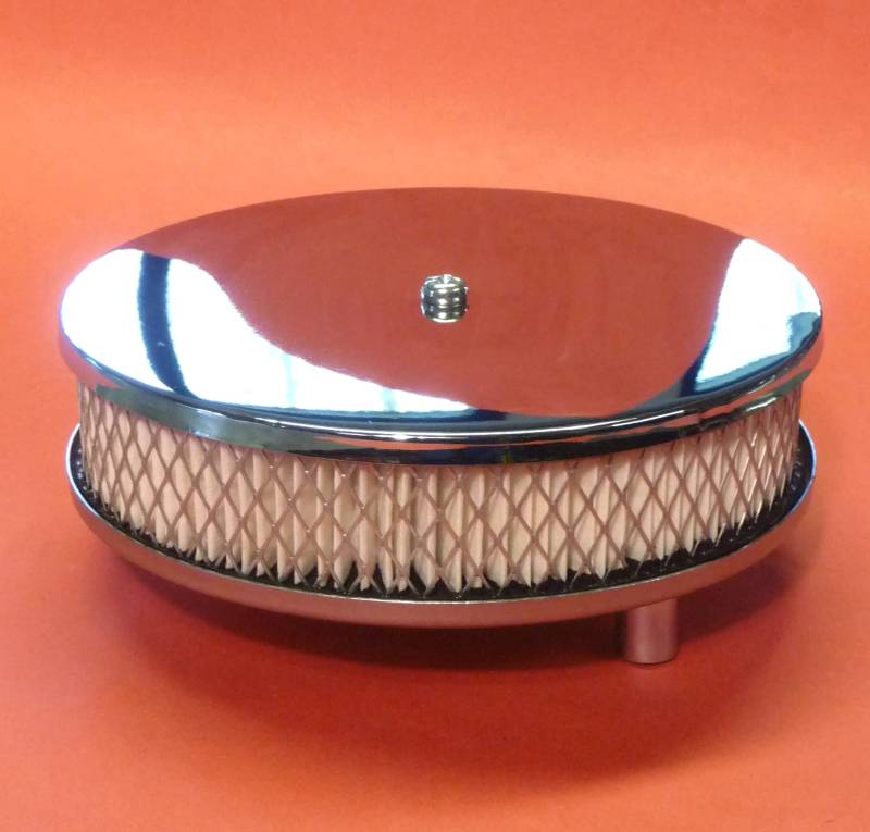 Sportluftfilter Luftfilter ø 16,5cm mit TOP SOUND "CHROM" von WIM-DESIGN