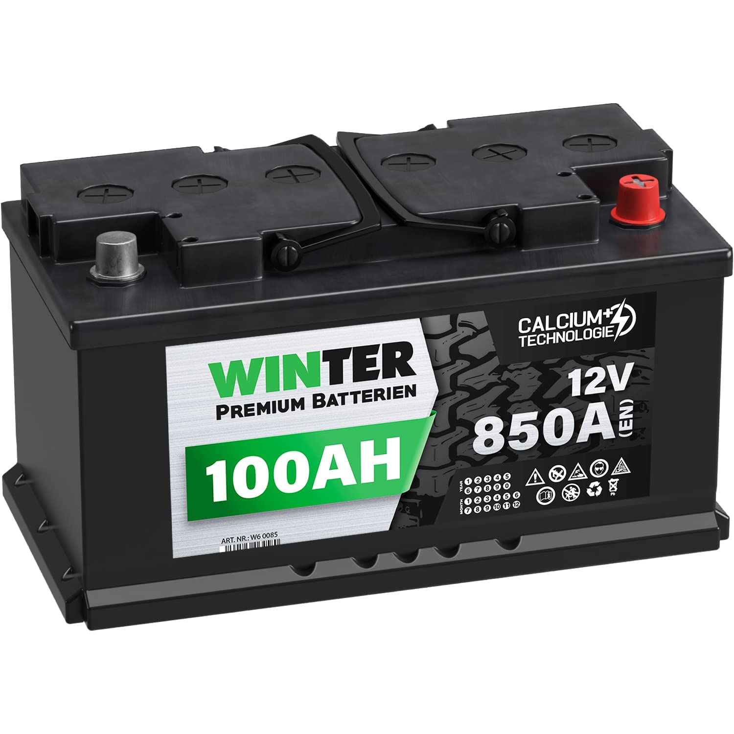 WINTER Premium Autobatterie 12V 100Ah 850A/EN statt 88Ah 90Ah 95Ah von WINTER PREMIUM BATTERIEN