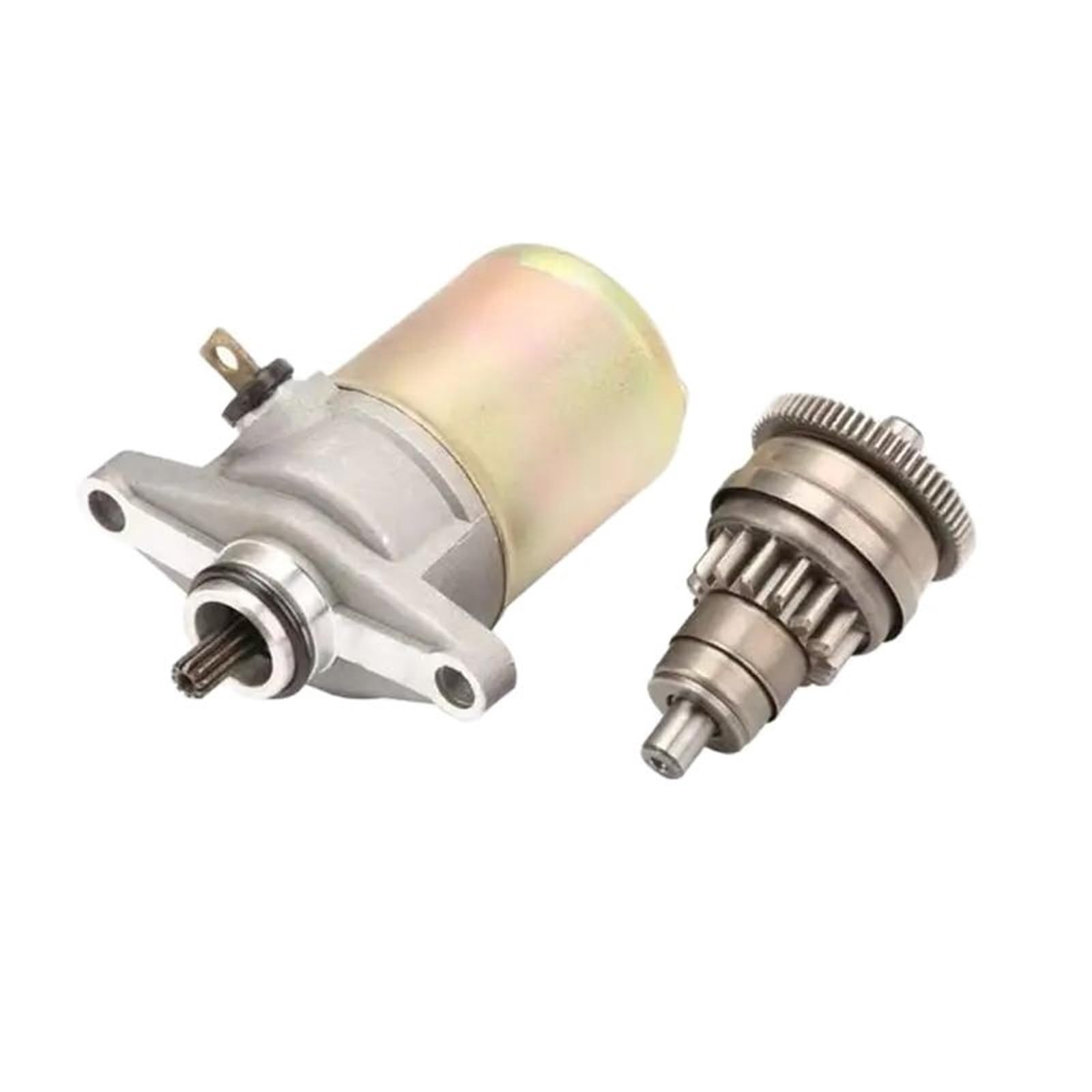 Motor Anlasser Für GY6 50cc 60cc Für Agility RS 50 48cc 139QMB 31210-KEE1-90A 10 Zähne Motorrad Roller Motor Starter Motor Anlasser Motor(Motor and Gear) von WINVOX
