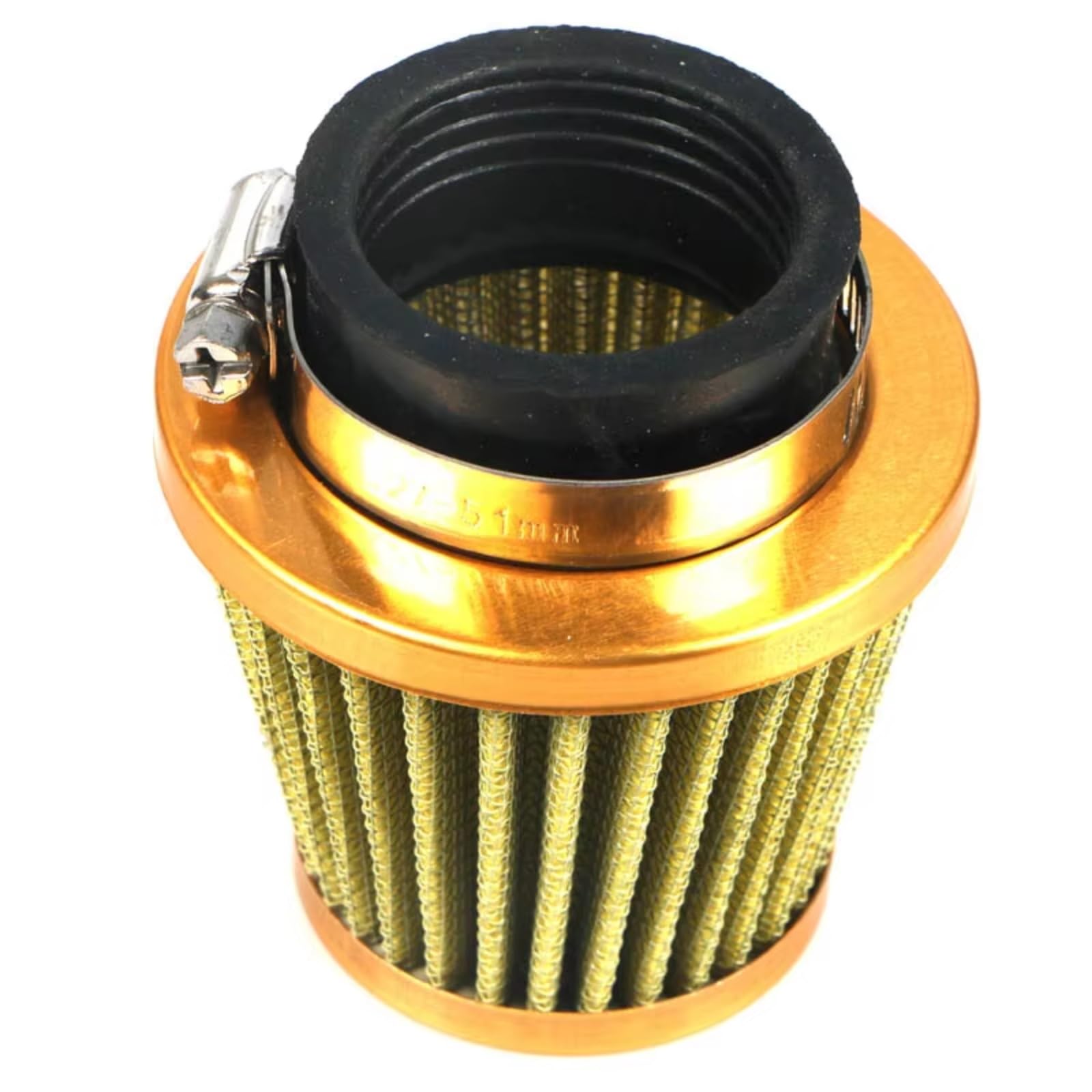 Motorrad Luftfilter 38mm 45mm 50mm 60mm Motorrad-Luftfilterreiniger-Induktionssatz 110ccm 125ccm 150ccm 250ccm 450ccm Motorrad ATV Dirt Bike Motor Sportluftfilter Luft Filter(38mm-Yellow) von WINVOX