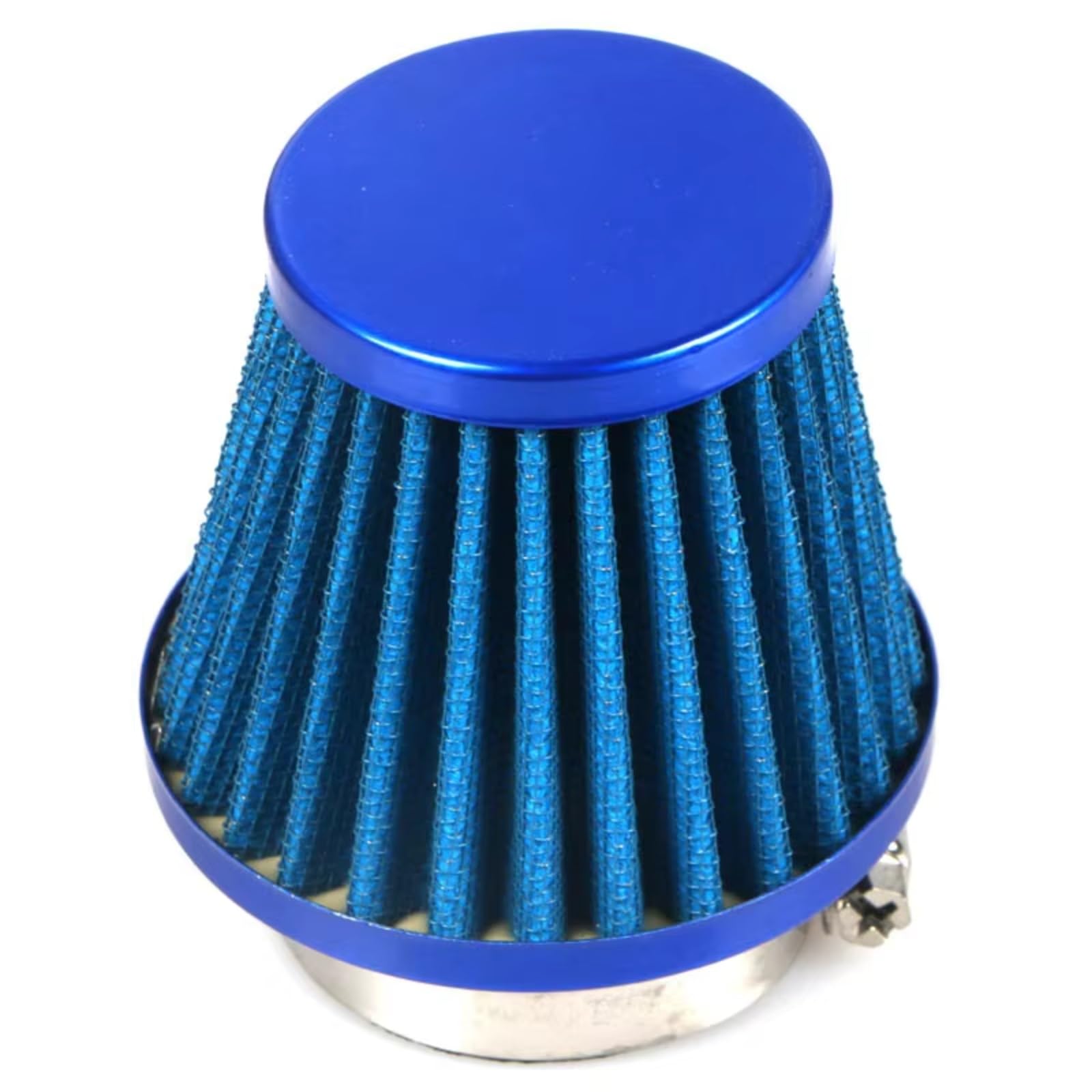 Motorrad Luftfilter 38mm 45mm 50mm 60mm Motorrad-Luftfilterreiniger-Induktionssatz 110ccm 125ccm 150ccm 250ccm 450ccm Motorrad ATV Dirt Bike Motor Sportluftfilter Luft Filter(58-60mm-blue) von WINVOX