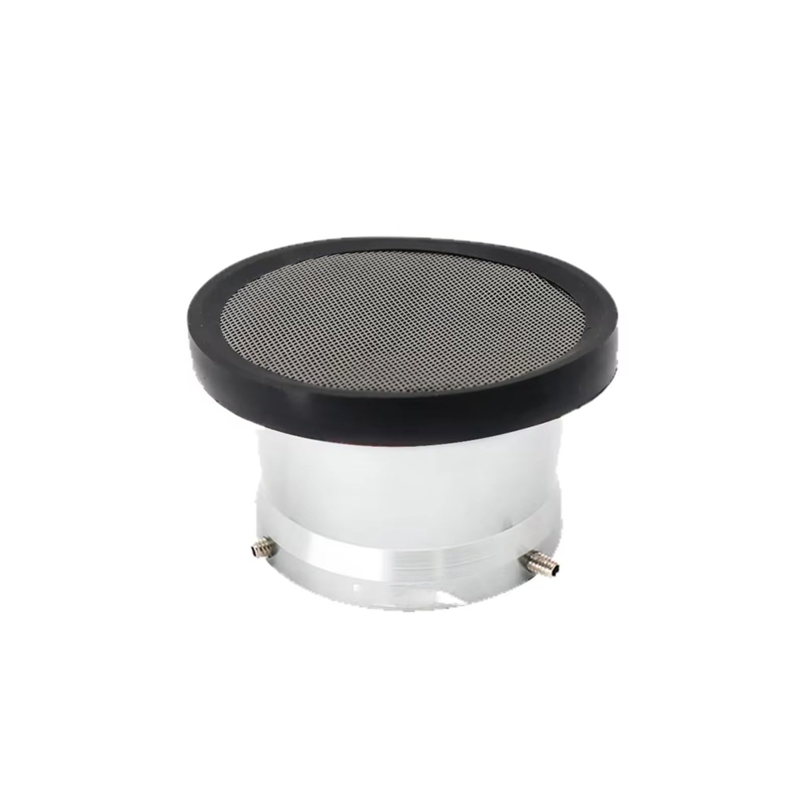 Motorrad Luftfilter 50mm Motorrad-Luftfilter Windhorn Tasse Legierung Trompete Mit Guaze Mesh Für PWK21/24/26/28/30mm PE28/30mm Vergaser Sportluftfilter Luft Filter(B-Silver) von WINVOX
