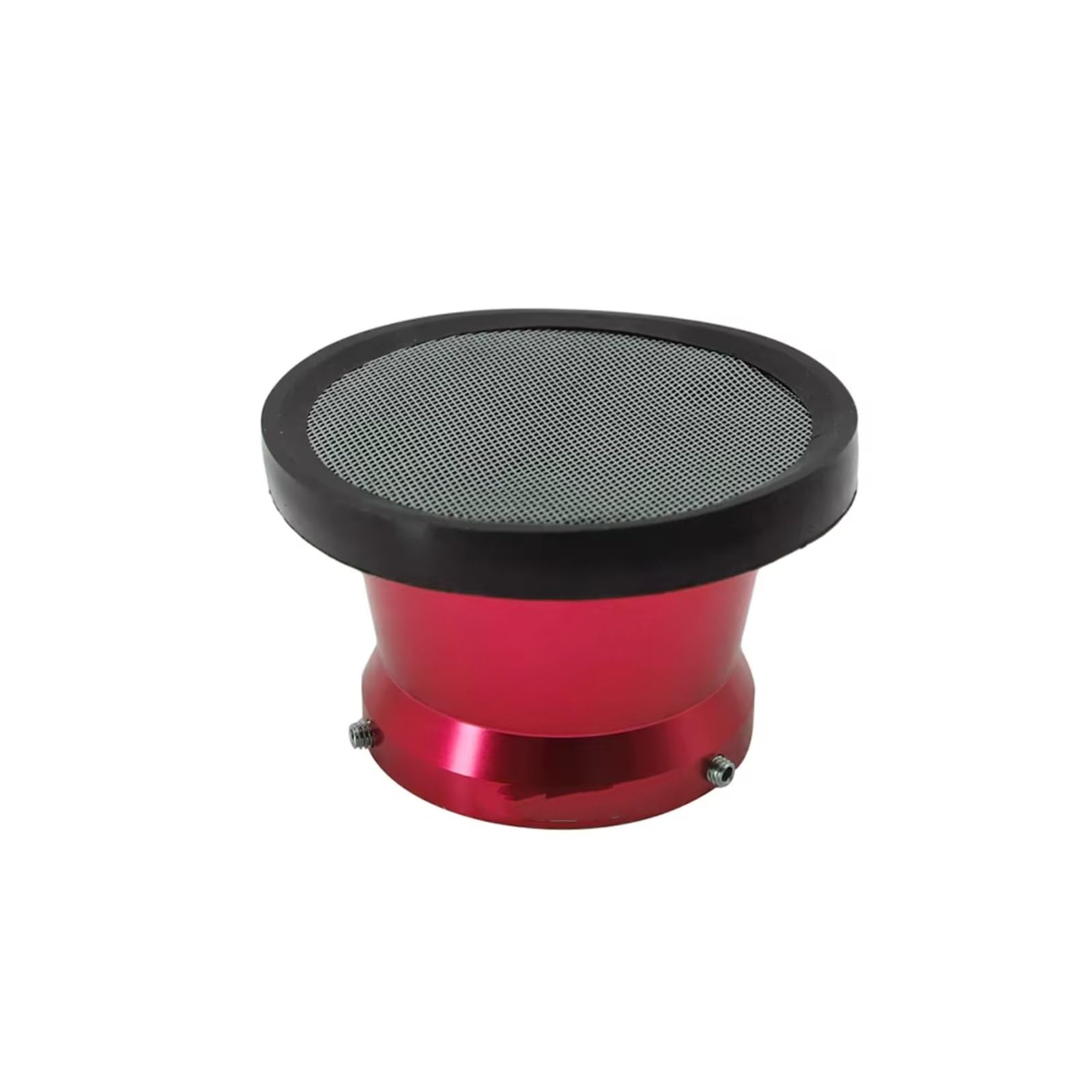 Motorrad Luftfilter 50mm Motorrad-Luftfilter Windhorn Tasse Legierung Trompete Mit Guaze Mesh Für PWK21/24/26/28/30mm PE28/30mm Vergaser Sportluftfilter Luft Filter(B-red) von WINVOX