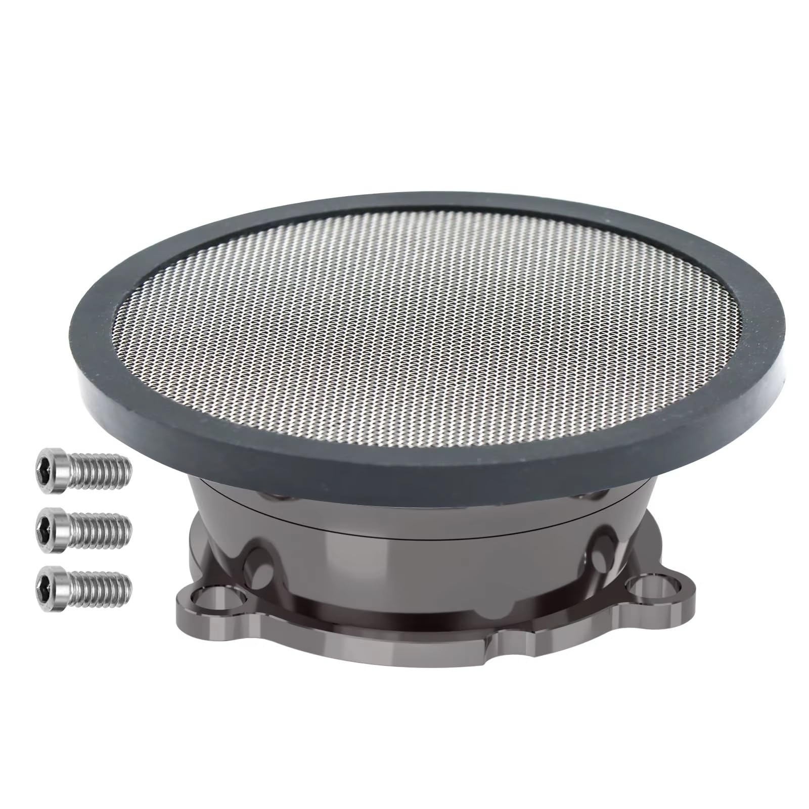 Motorrad Luftfilter Billet CV40 Vergaser Lufteinlass Reiniger Motorrad Teil Sportluftfilter Luft Filter(Titanium Set) von WINVOX