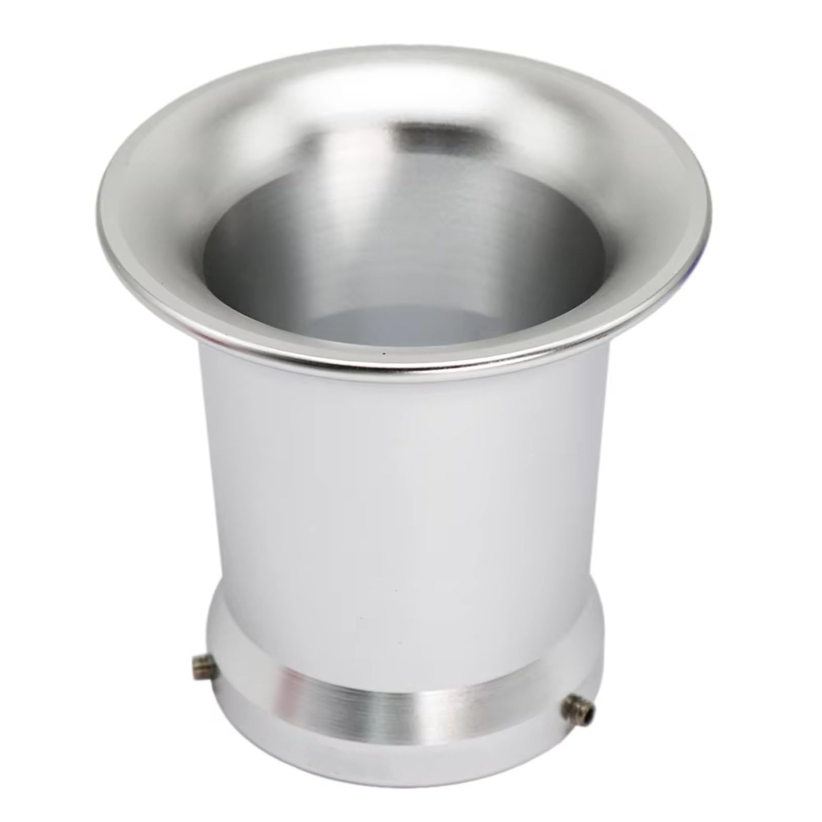 Motorrad Luftfilter Für OKO Für KOSO Für MIKUNI PWK32 PWK34 55mm Motorrad Vergaser Luftfilter Wind Horn Tasse Sportluftfilter Luft Filter(Silber) von WINVOX