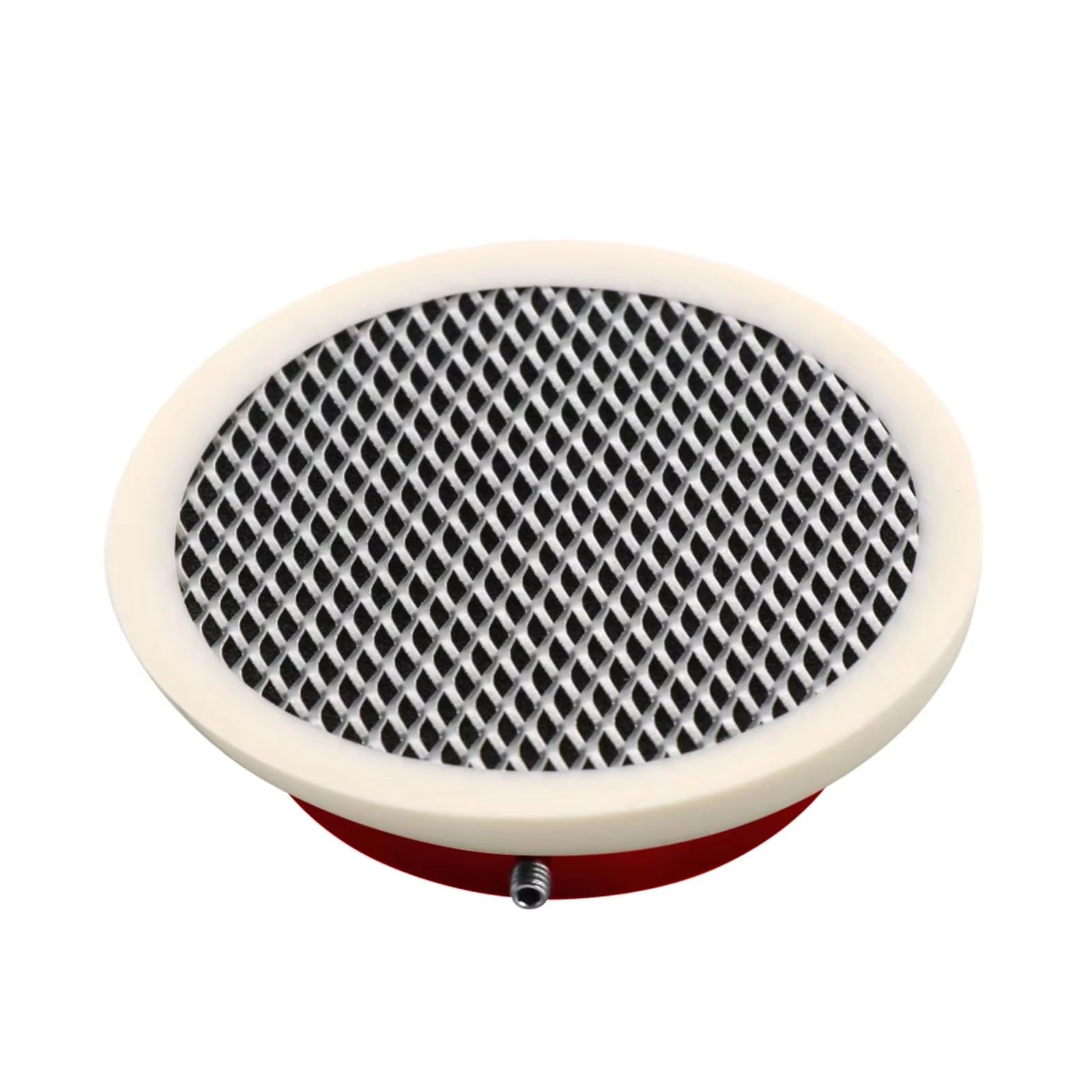 Motorrad Luftfilter Motorrad Vergaser 55mm Luftfilter Tasse Wind Horn Trichter Mit Net Sportluftfilter Luft Filter(Red) von WINVOX