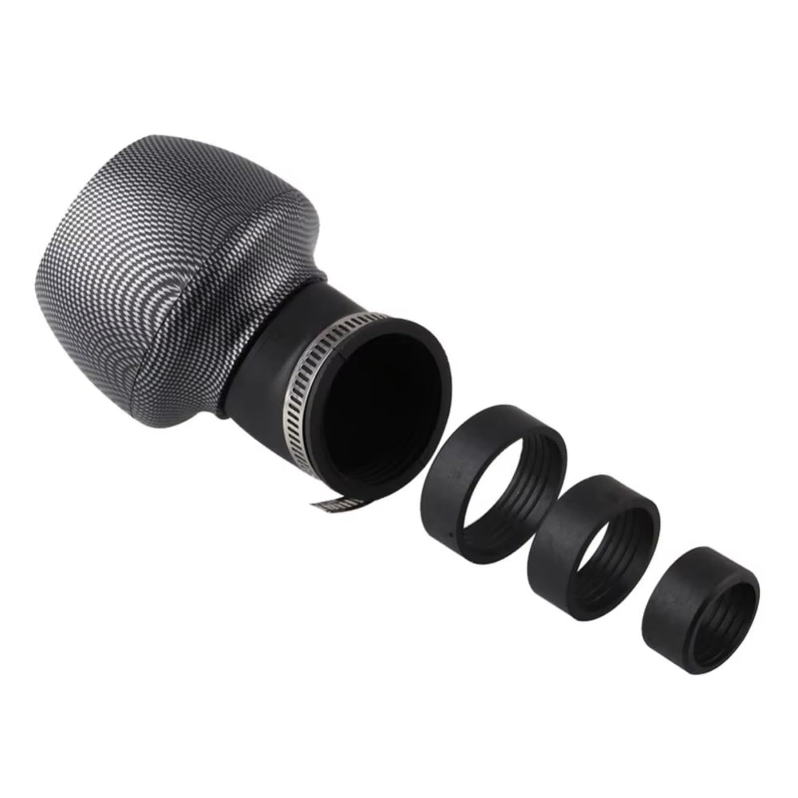 Motorrad Luftfilter Passend Für Alle Universal-Motorrad-Luftfilter 28 Mm,35 Mm,42 Mm,48 Mm, Für 50–200 Cc Moped Scooter Dirt Bike ATV Sportluftfilter Luft Filter(28-48mm Universal) von WINVOX