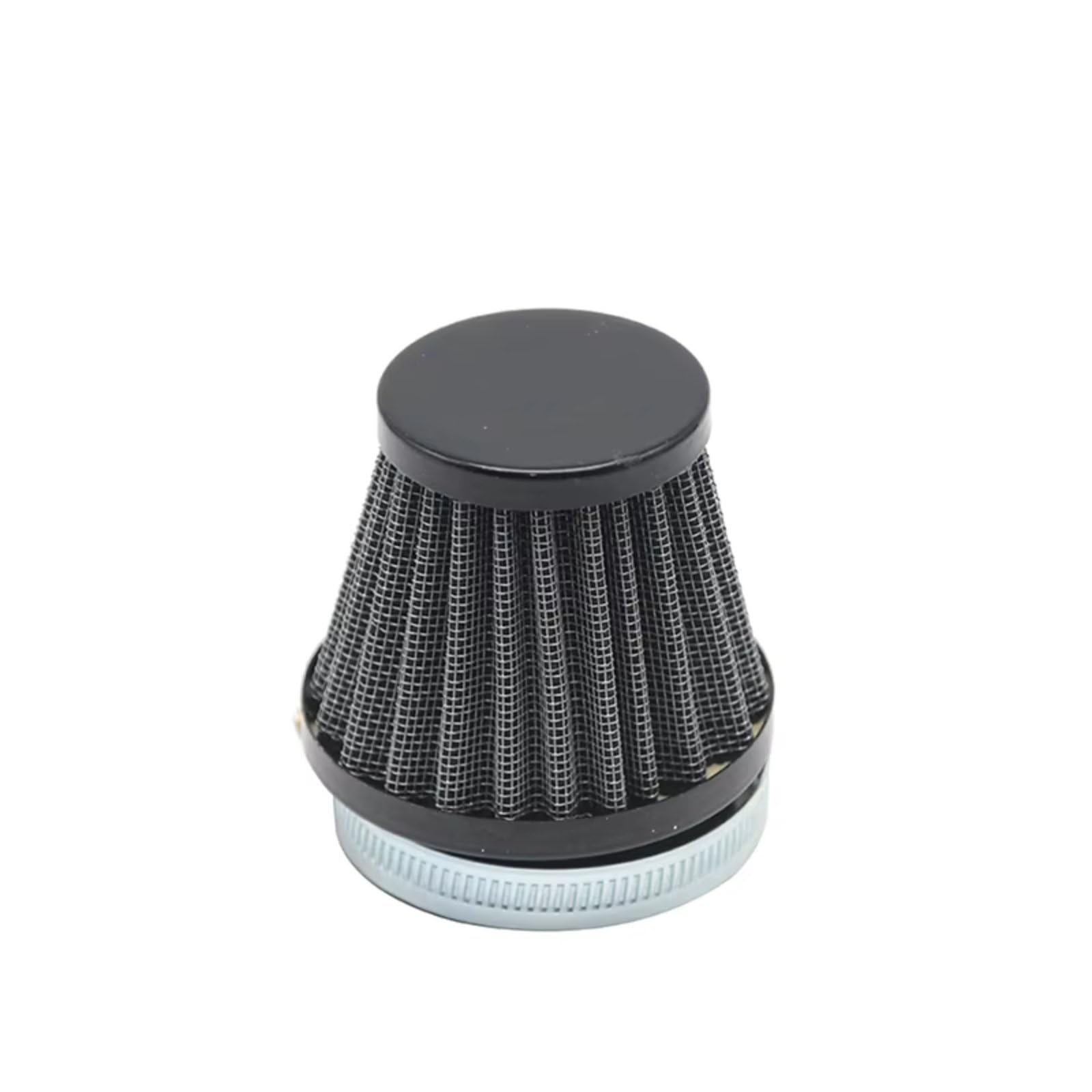 Motorrad Luftfilter Universal-Luftfilter Motorradvergaser Anklemmen, 35 Mm,38 Mm,42 Mm,45 Mm,50 Mm,55 Mm,58 Mm, Konischer Einlassreiniger Sportluftfilter Luft Filter(45mm Black) von WINVOX