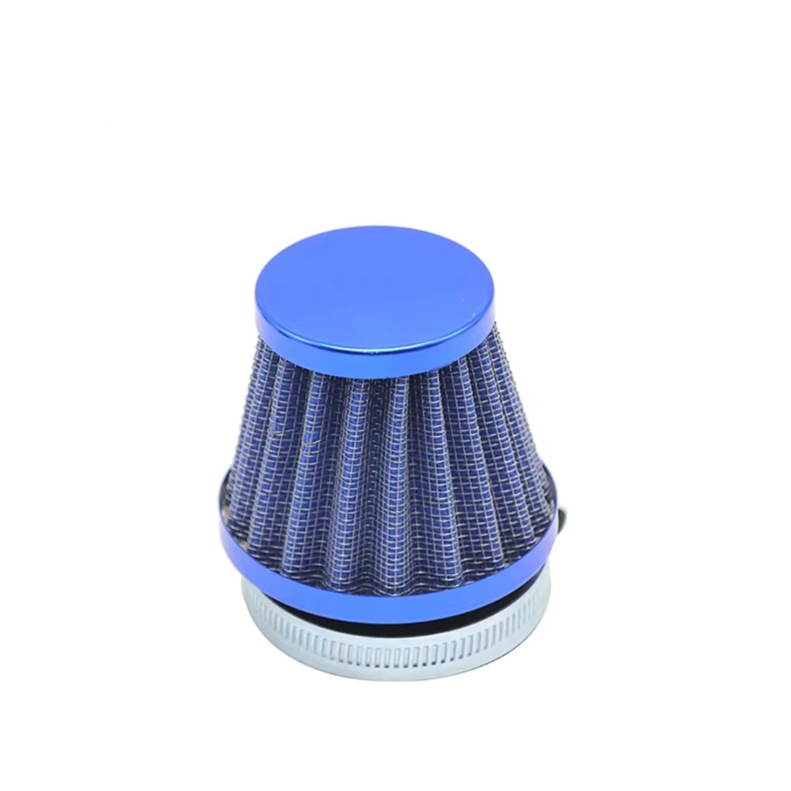 Motorrad Luftfilter Universal-Luftfilter Motorradvergaser Anklemmen, 35 Mm,38 Mm,42 Mm,45 Mm,50 Mm,55 Mm,58 Mm, Konischer Einlassreiniger Sportluftfilter Luft Filter(45mm Blue) von WINVOX