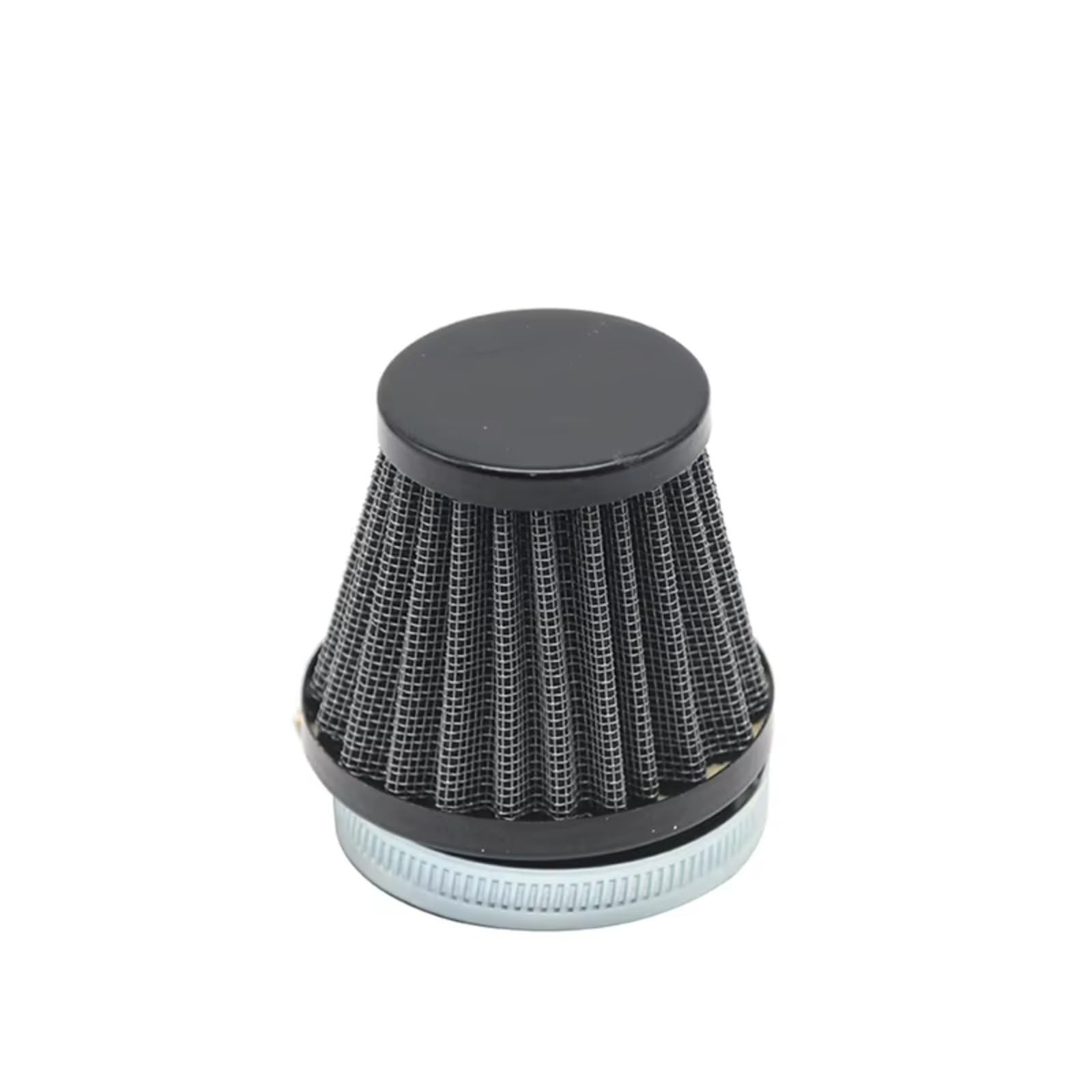 Motorrad Luftfilter Universal-Luftfilter Motorradvergaser Anklemmen, 35 Mm,38 Mm,42 Mm,45 Mm,50 Mm,55 Mm,58 Mm, Konischer Einlassreiniger Sportluftfilter Luft Filter(55mm Black) von WINVOX