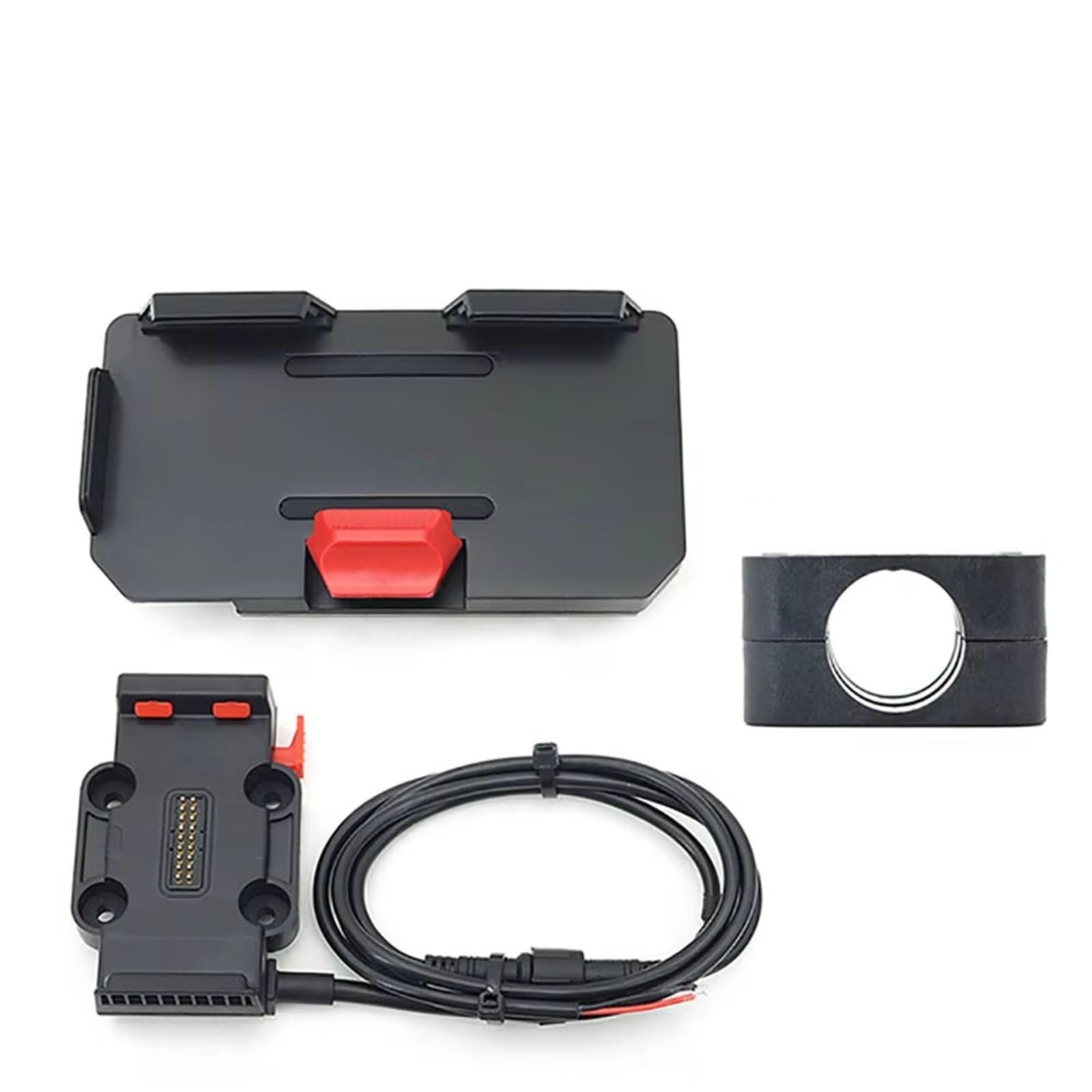 Motorrad Navigationshalterung FÜR Benelli FÜR TRK702 FÜR TRK 702 X 2022-Motorrad GPS Telefon Halter USB & Drahtlose Ladegerät Navigation Halterung Montieren Stehen(22mm - Base -Charger) von WINVOX