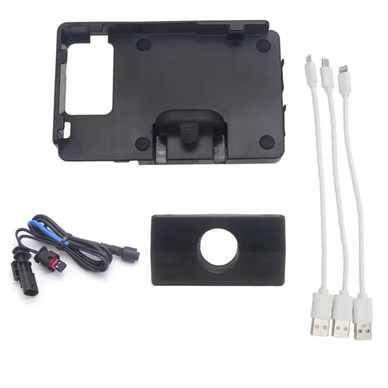 Motorrad Navigationshalterung Für Afrika Für Twin CRF1000L 2016 12mm 16mm 22mm Handy Motorrad Navigation Halterung USB Lade Halter(16mm Lossless Cable) von WINVOX