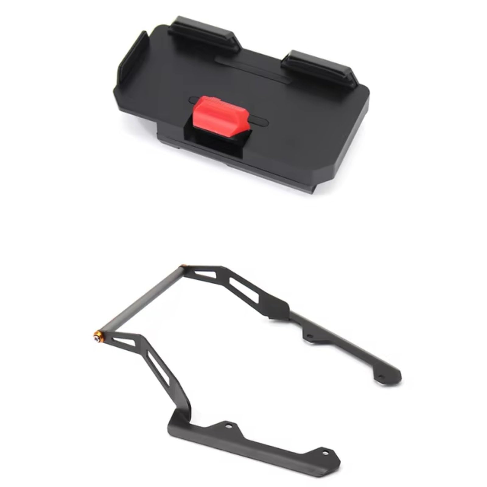Motorrad Navigationshalterung Für Aprilia Für SR Für GT200 2022-12mm/22mm Motorrad Zubehör GPS Navigation Halterung Drahtlose Lade Unterstützung(Set - 12MM) von WINVOX