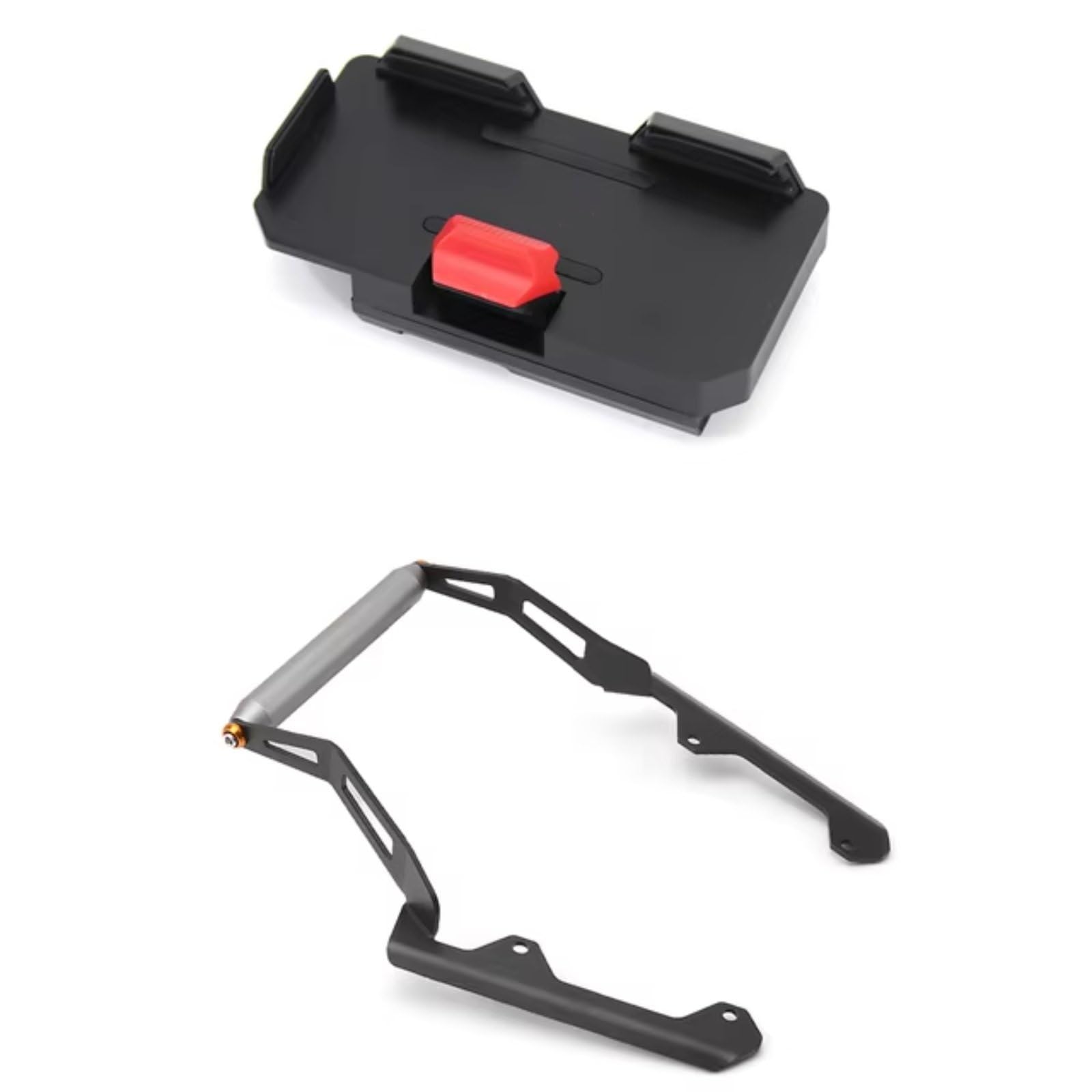 Motorrad Navigationshalterung Für Aprilia Für SR Für GT200 2022-12mm/22mm Motorrad Zubehör GPS Navigation Halterung Drahtlose Lade Unterstützung(Set - 22MM) von WINVOX