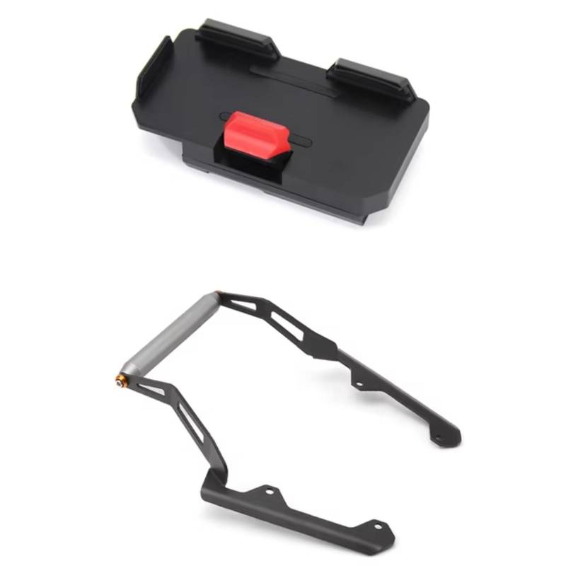 Motorrad Navigationshalterung Für Aprilia Für SR Für GT200 2022-12mm/22mm Motorrad Zubehör GPS Navigation Halterung Drahtlose Lade Unterstützung(Set - 22MM) von WINVOX