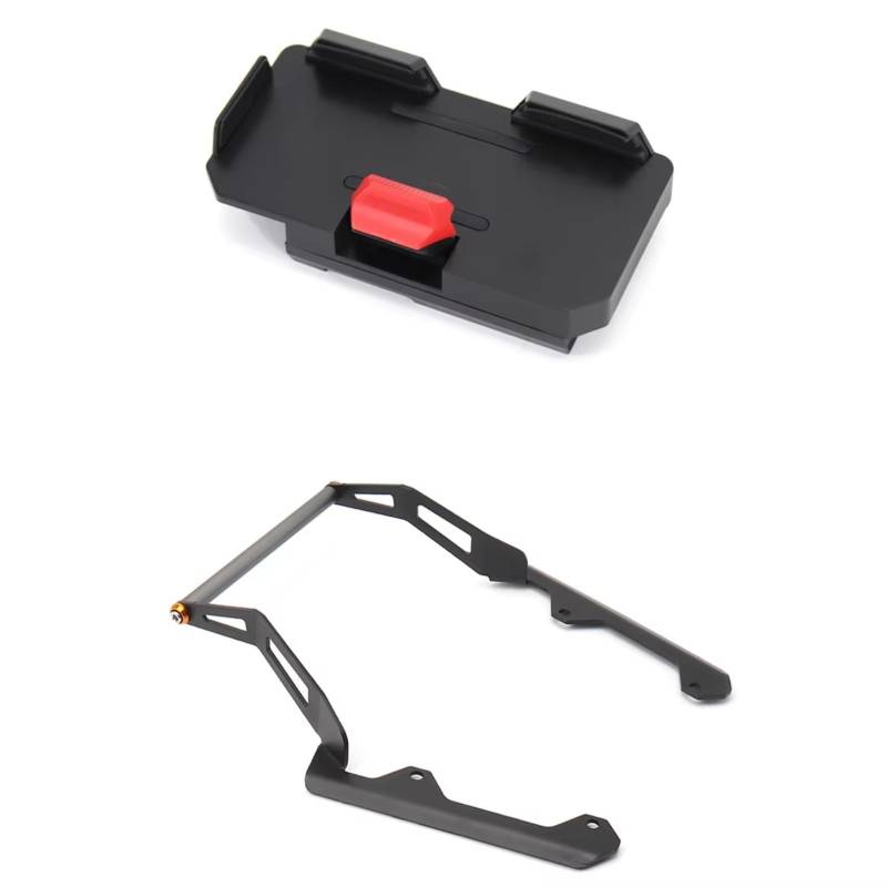 Motorrad Navigationshalterung Für Aprilia Für SR GT200 GT 200 2022 2023 Motorrad Windschutzscheibe Ständer Halter Telefon Handy GPS Navigation Halterung(Set - 12MM) von WINVOX