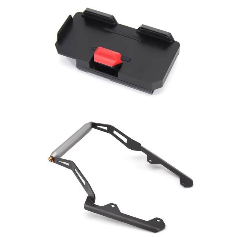 Motorrad Navigationshalterung Für Aprilia Für SR GT200 GT 200 2022 2023 Motorrad Windschutzscheibe Ständer Halter Telefon Handy GPS Navigation Halterung(Set - 22MM) von WINVOX