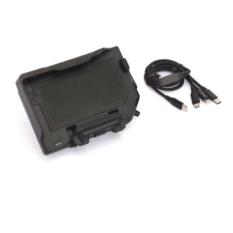 Motorrad Navigationshalterung Für C400GT C400X S1000XR S1000RR F900R F900XR R18 B K1600GT Motorrad Drahtlose Lade GPS Telefon Halter Navigation Halterung(Wireless- Black Line) von WINVOX