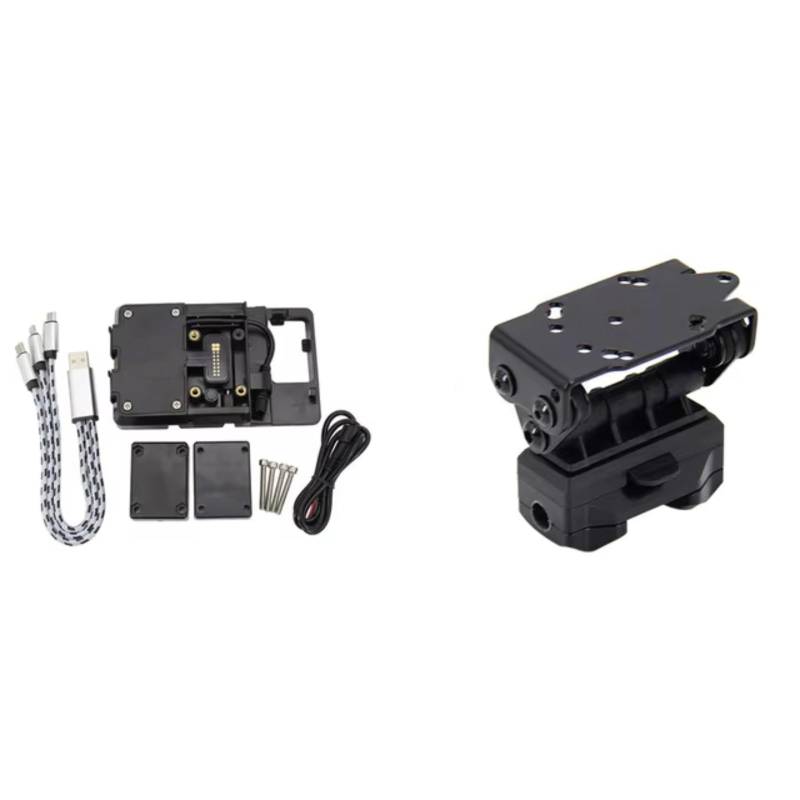 Motorrad Navigationshalterung Für CB500X 2018 2019 2020 Motorrad GPS/Smartphone Navigation GPS Platte Halterung Anzupassen Halter(AB) von WINVOX