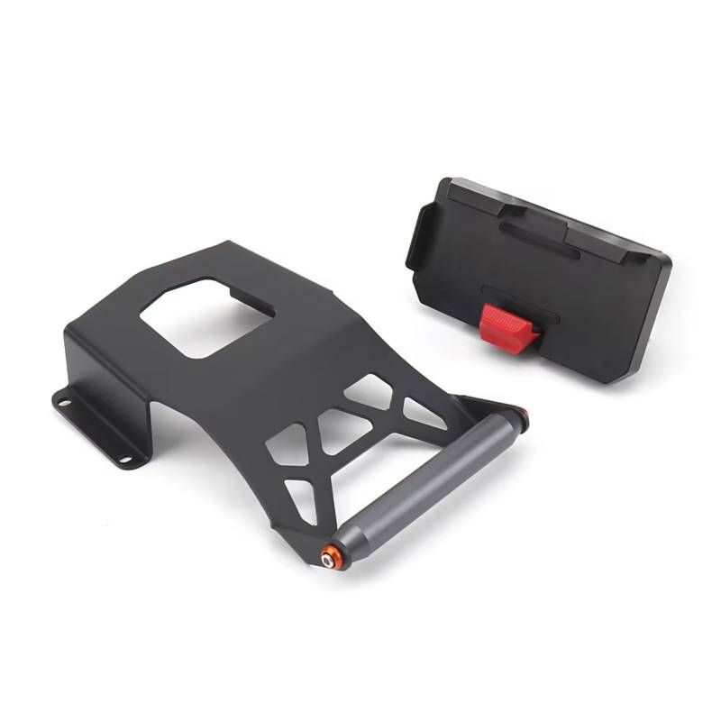 Motorrad Navigationshalterung Für CFMOTO 800MT 2023 Motorrad Windschutzscheibe Ständer Halter Telefon Handy GPS Navigation Platte Halterung 22mm(Set) von WINVOX