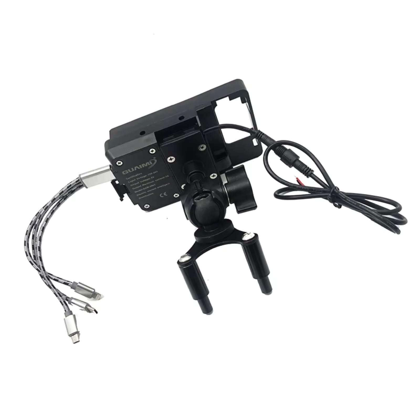 Motorrad Navigationshalterung Für Ducati 899 959 1199 1299 Für Panigale 2012-2018 2017 Motorrad USB Handy Ladegerät Ständer Halter GPS Navigation Halterung(USB Mobile Phone) von WINVOX