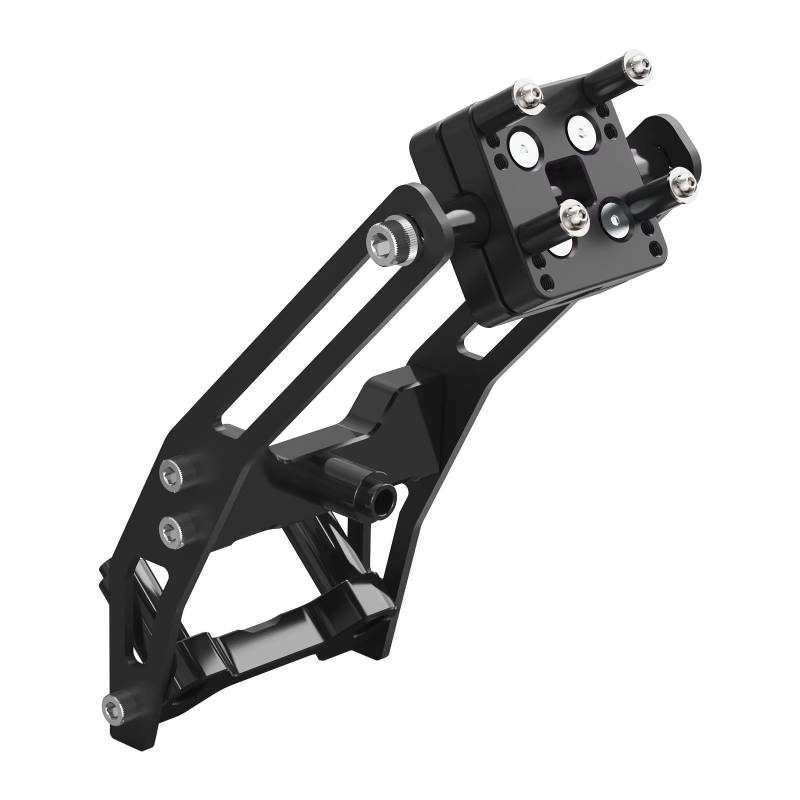 Motorrad Navigationshalterung Für Ducati Für DesertX 2022-2024 Motorrad-Navigationstelefon GPS Halterung Adapter Halter 12MM(Set) von WINVOX
