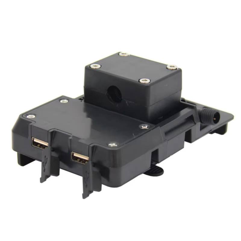 Motorrad Navigationshalterung Für F750GS F 750 GS F800GS F700GS R1200RS R1200R 12mm Lenker Handy-Navigation Halterung USB Telefon Lade(A) von WINVOX