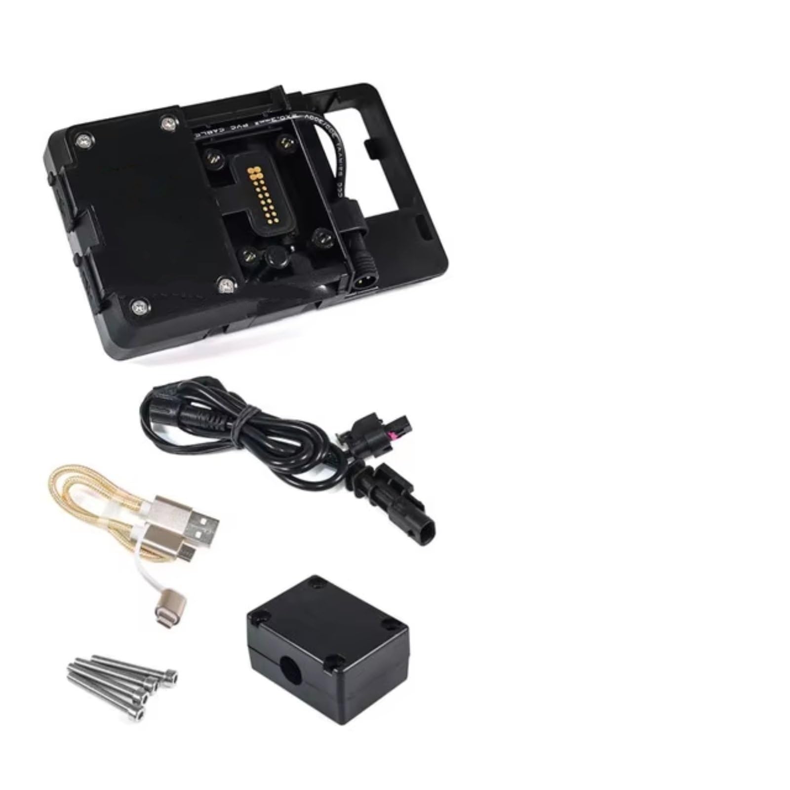 Motorrad Navigationshalterung Für GS 1200 1250 R1250GS LC Für Abenteuer Drahtlose Ladegerät USB Navigation Halterung Handy Halter 12MM(No Destructive) von WINVOX