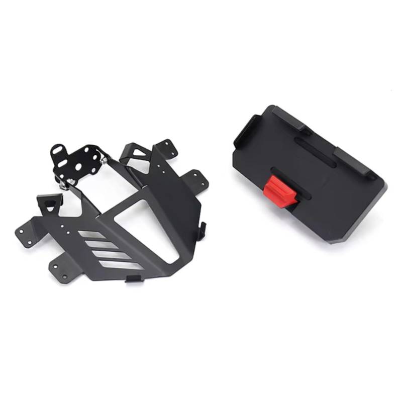 Motorrad Navigationshalterung Für Kymco Für Ak550 Motorrad Zubehör GPS Halterung Navigation Halterung Telefon Halter(Wireless - kit) von WINVOX