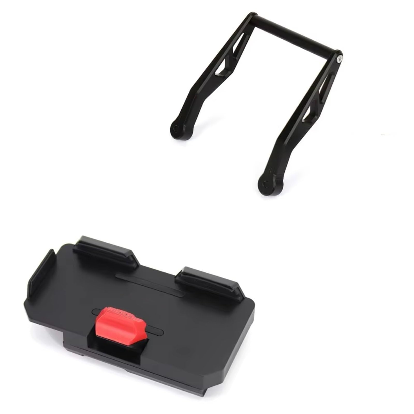 Motorrad Navigationshalterung Für R 1300 GS Für Abenteuer 2023-Motorrad CNC Navigation Halterung GPS Handy Halter Halterung Unterstützung(Black Set) von WINVOX