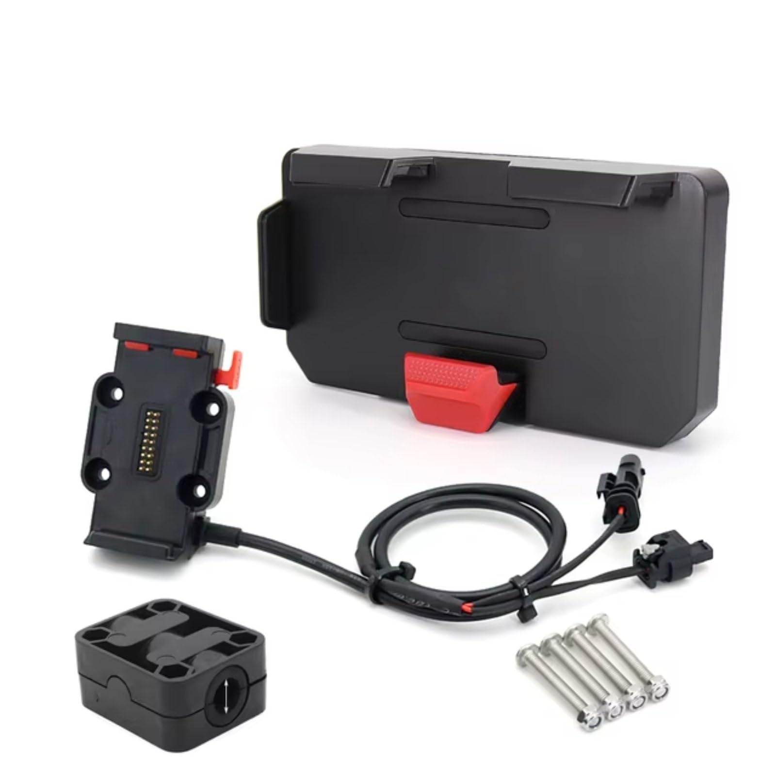 Motorrad Navigationshalterung Für R1200GS Für R1250GS USB Mobile Motorrad Telefon GPS Navigation Halterung Drahtlose Lade Unterstützung(Set - 12mm) von WINVOX