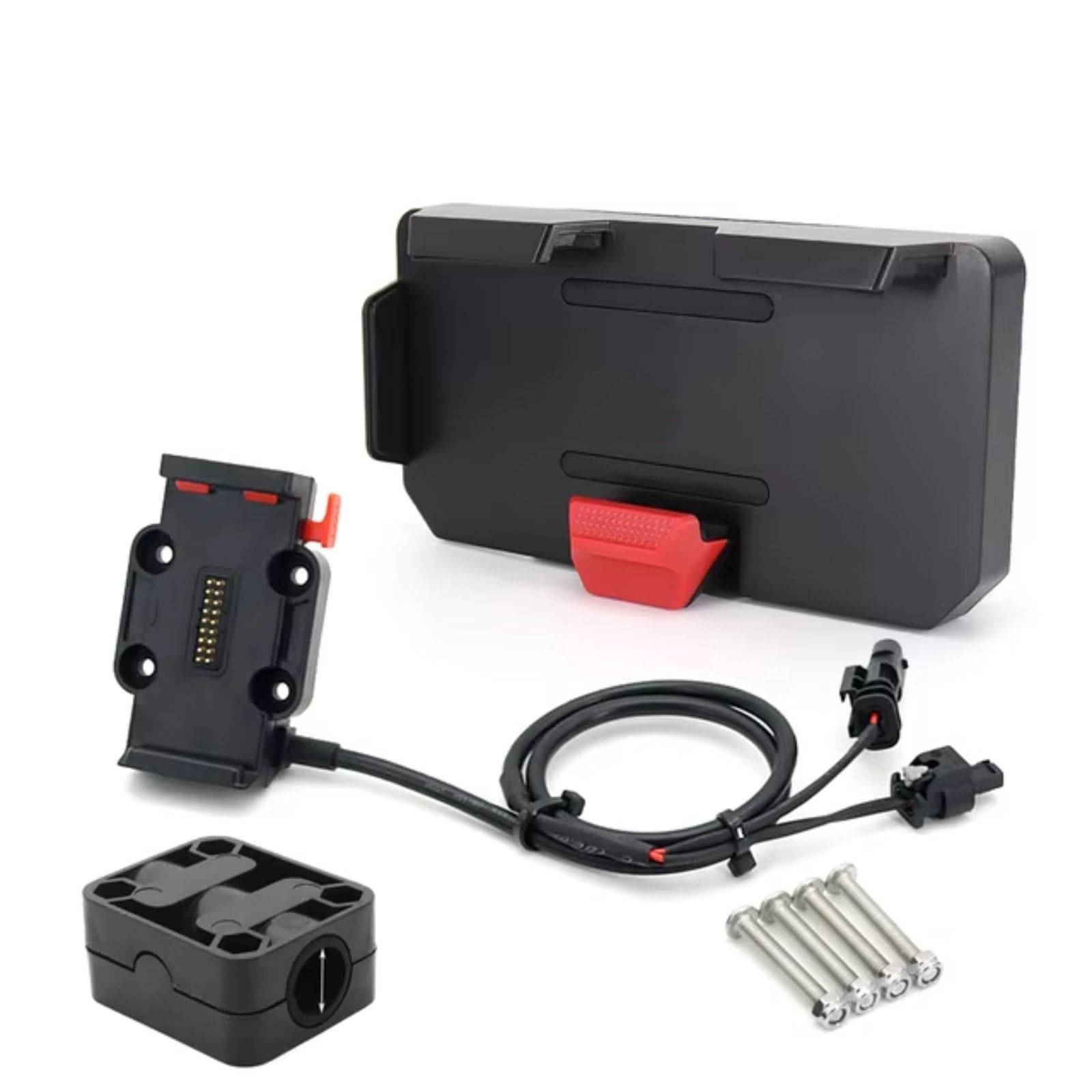 Motorrad Navigationshalterung Für R1200GS Für R1250GS USB Mobile Motorrad Telefon GPS Navigation Halterung Drahtlose Lade Unterstützung(Set - 16mm) von WINVOX