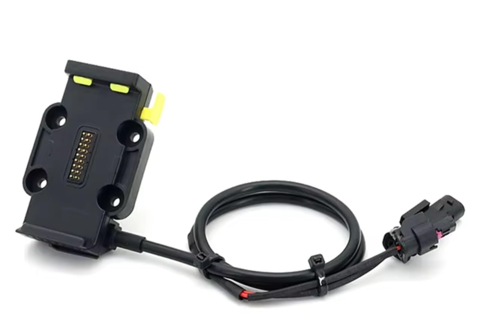 Motorrad Navigationshalterung Für R1200GS Für R1250GS USB Mobile Motorrad Telefon GPS Navigation Halterung Drahtlose Lade Unterstützung(Yellow - 22mm) von WINVOX