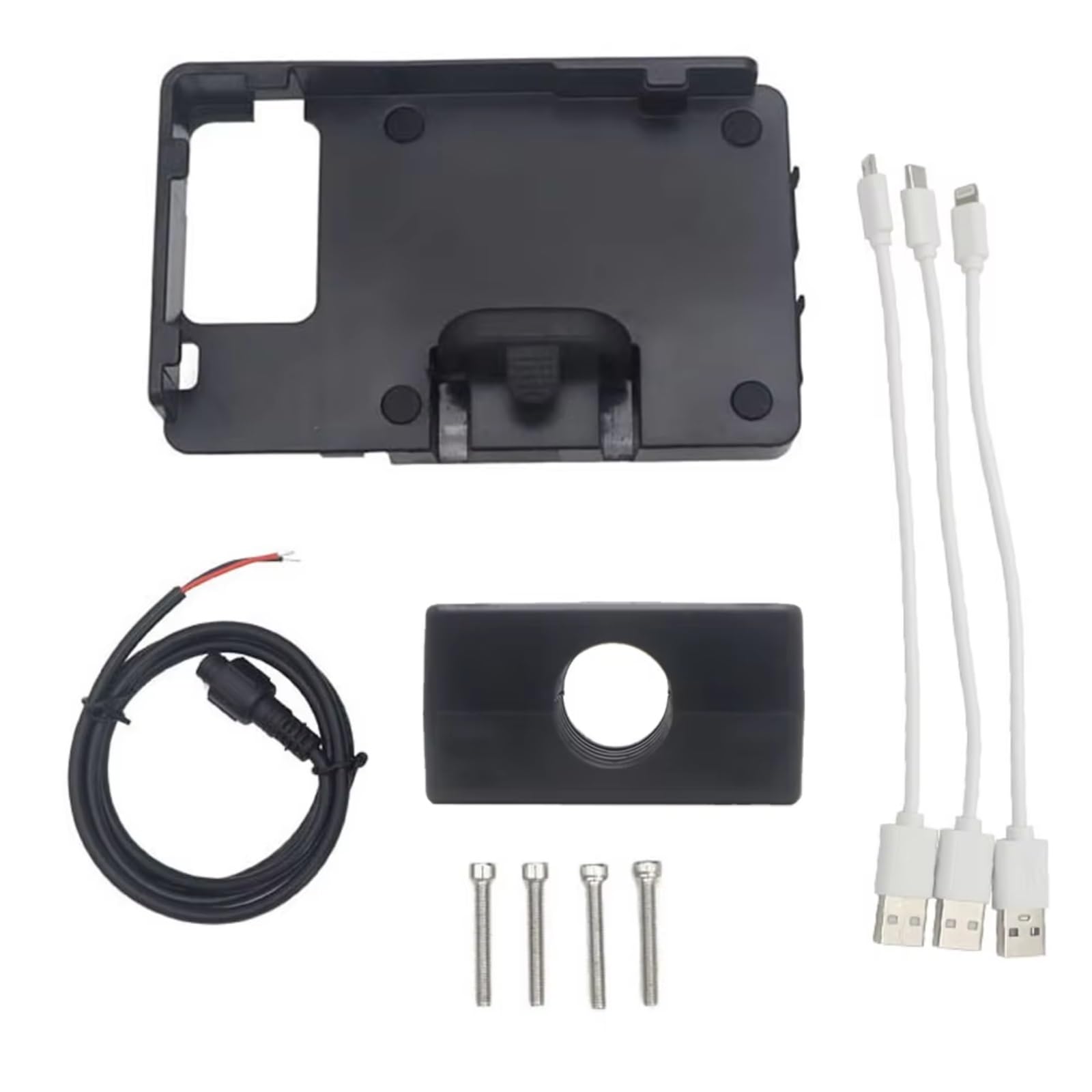 Motorrad Navigationshalterung Für R1200GS LC F800GS Für ADV F700GS R1250GS 12mm 16mm 22mm Handy Motorrad Navigation Halterung USB Lade Halter(16mm Cut Connect) von WINVOX