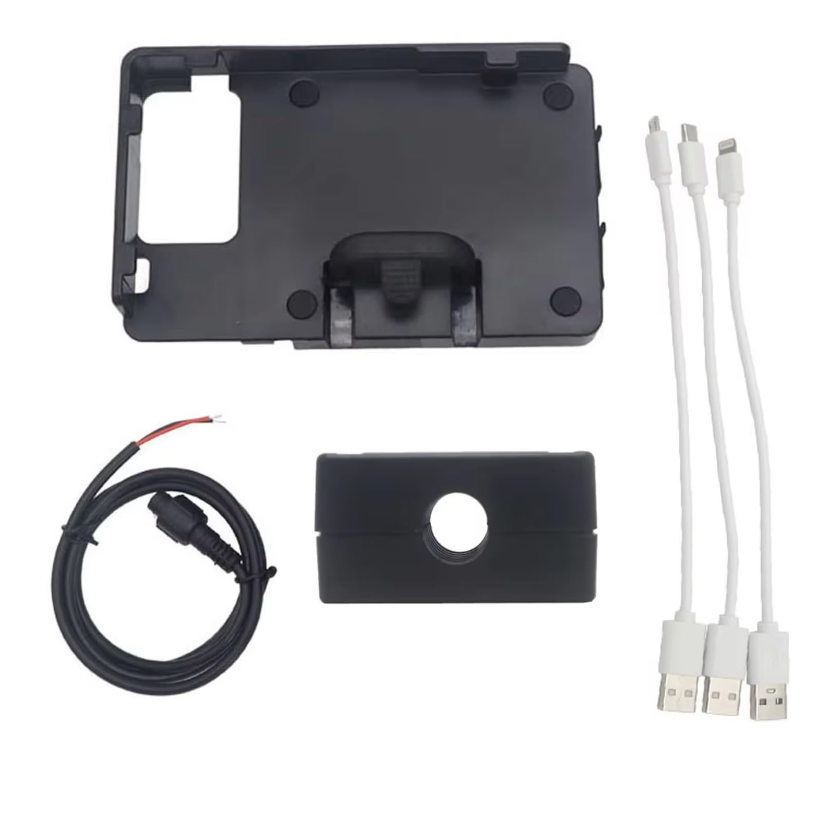 Motorrad Navigationshalterung Für R1200GS LC Für ADV F750GS R1250GS S1000XR 12mm 16mm 22mm Handy Motorrad Navigation Halterung USB Lade Halter(with 12mm Clip) von WINVOX