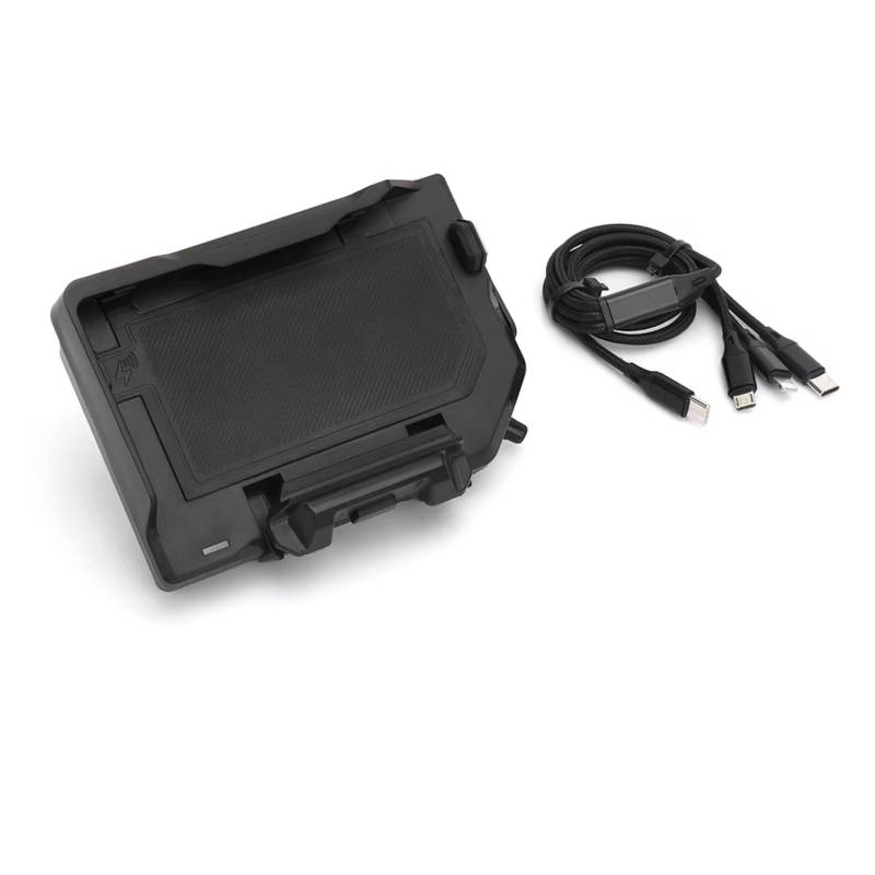 Motorrad Navigationshalterung Für R1300GS F750GS F850GS R1250GS R1200GS LC Für Abenteuer Handy-Navigation Halterung Motorrad(Wireless- Black Line) von WINVOX